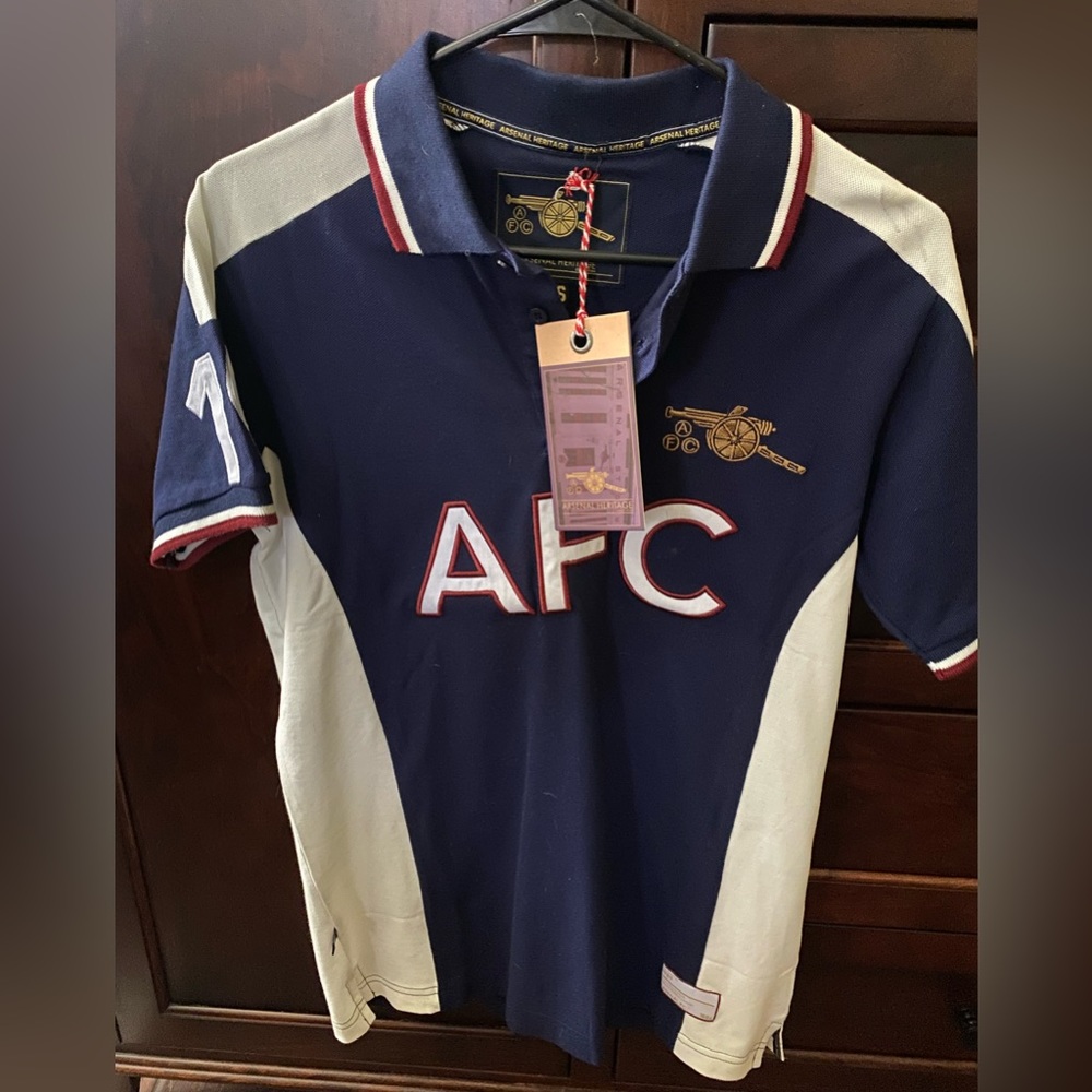NEW W/ TAGS - Arsenal Heritage Collection Mens Polo Shirt